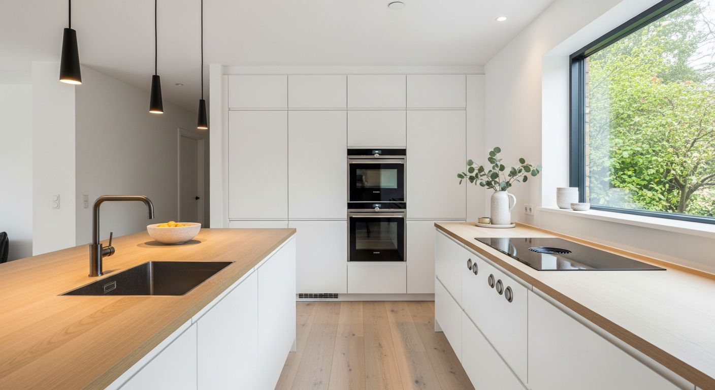 청담 주방 시공 후